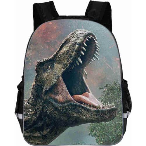Dinosaur World Backpack Animal Anime Kingdom Dragon Casual School Bags Toddlers Boys Girls Teenager Mochila Gift Bolsa