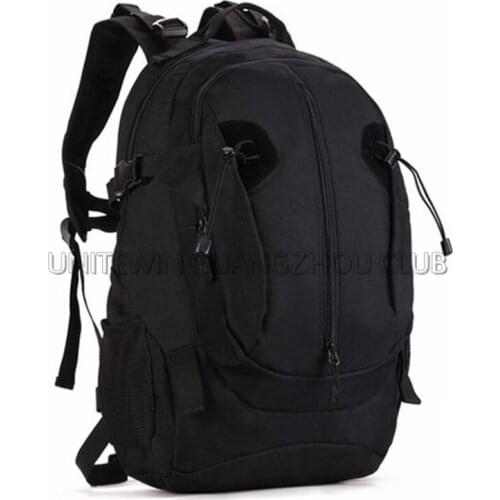 Outdoor Camping Hiking Backpack 40L Hunting Tactical Sports Climbing Bags for Men Women Black Color