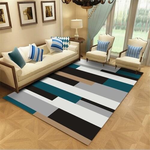 Modern Style Corridor Decor Mat Flannel Kitchen Balcony Bedside Area Rug Bath mat Large Bedroom Rug Play Carpets for Living Room