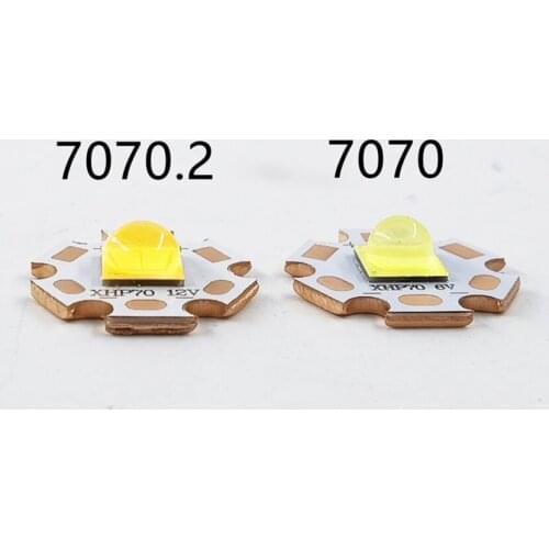 7070 20W 3V6V12V Led replace Cree XHP70.2 XHP50.2 Diode Emitter Cool Warm White Blue for Flashlight lamp bike head motorcycle