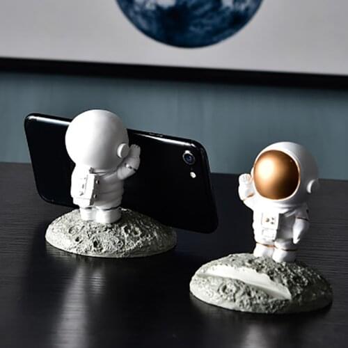 Astronaut Universal Iphone Pad Desktop Holder Smartphone Stand Holder Desk Decoration Furniture Articles Ornaments Accessories