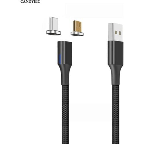 CANDYEIC Charging Cable Magnetic Cable For Samsung Galaxy M40 Charger Cable usb c to usb