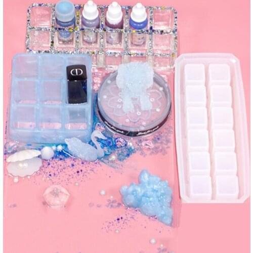 1PCS 9 grid 12 grid storage mold diy crystal glue mouth red fine bracket storage frame mold