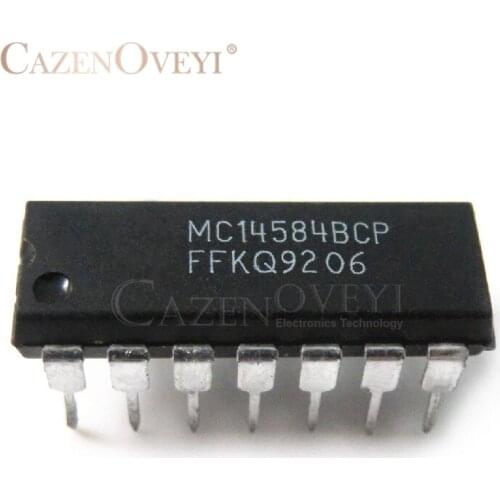 10pcs/lot MC14584BCPG MC14584BCP MC14584 DIP-14 In Stock