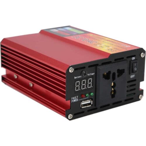 Auto accessorie przetwornica 600W Car 12V DC to 110V AC Converter Modified Sine W/Digital LED Indicator
