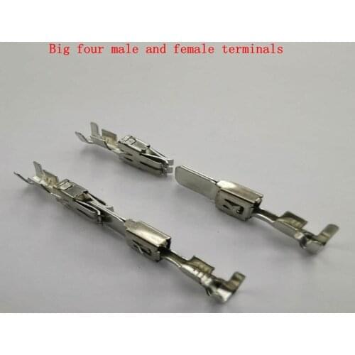 Automotive connector terminal Car modification harness connector terminal Big four male and female guide