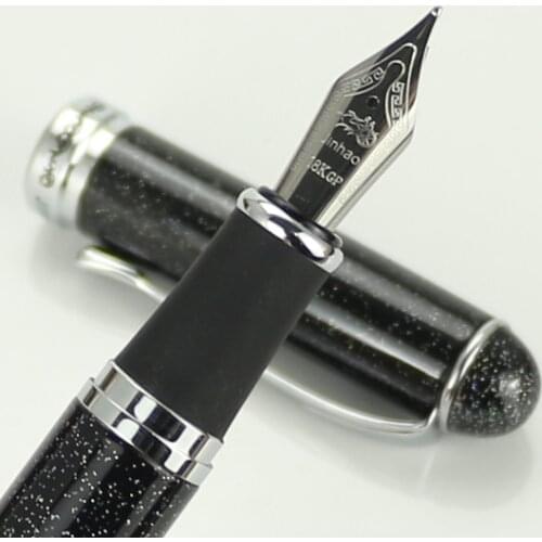 15 Colours Jinhao X750 blue metaland silver 0.7mm Broad nib Fountain Pen Without Pencil Box luxury writing gift pens