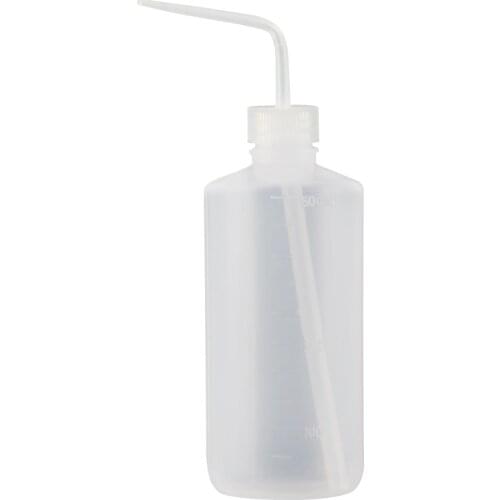 5pcs Per Pack 500ml Plastic Safety Wash Bottle Narrow Mouth Graduated for Laboratory Experiment