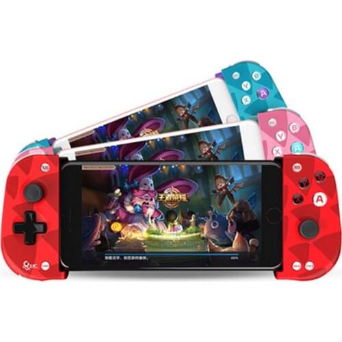 Wireless Gamepad Stretching Bluetooth Gamepad Controller for iOS/Android Phone Extendable Joystick 350mAh Lithium Battery