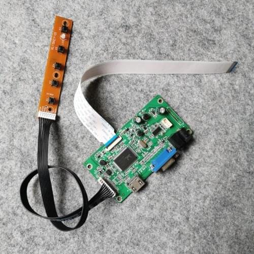 For LP140WH8/LP140WHU LCD matrix WLED VGA 1366*768 laptops panel controller drive board DIY kit 30 Pin eDP