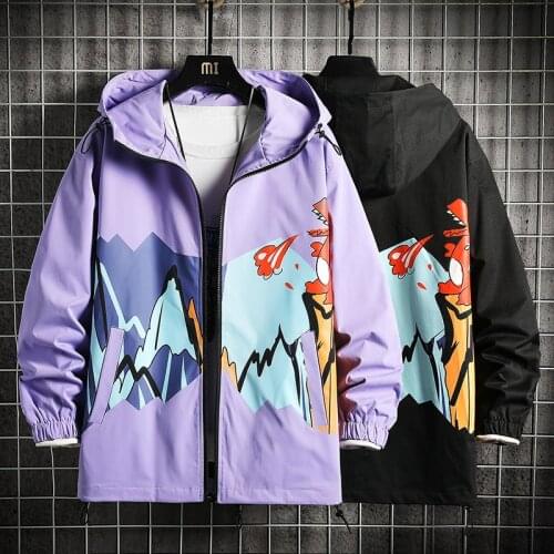 Harajuku Style 2021 Spring Autumn HIP HOP Streetwear Cardigan Zipper Up Jacket MenS Brand Baseball Clothes OverSize 5XL 6XL 7XL