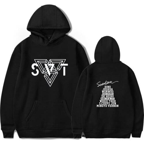 Hot Game SEVENTEEN 17 album all member name print hoodies fans supportive fleece hoodie sweatshirt autumn winter Jacket coat