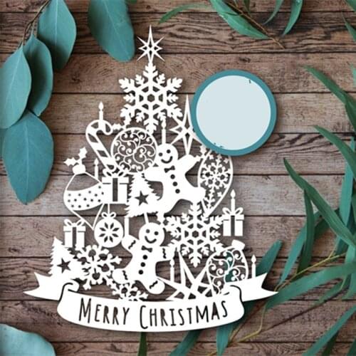 Julyarts Christmas Trees Die Cutting Dies Christmas 2020 Metal Cutting Dies Decorate Cards Making Photo Album Stencils