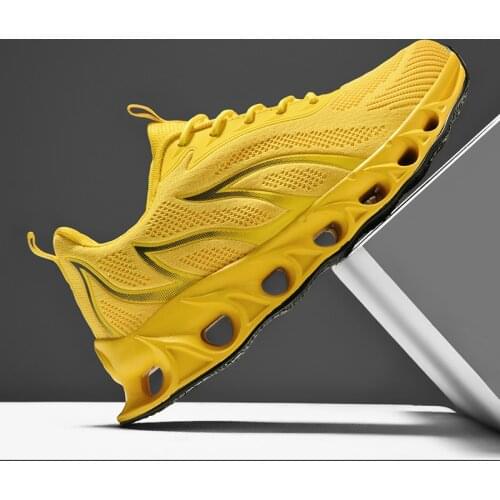 New Trendy Men Running Shoes Breathable Mesh Men Shoes Hollow Sole Sneakers Outdoor Sports Gym Mens Shoes Zapatillas De Hombre