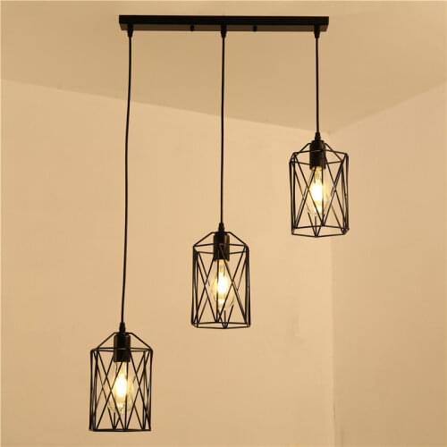 Loft Restaurant Chandelier Three Creative Personality Table Lamp Modern Simple Nordic Chandelier Industrial Style Bar Aisle Lamp