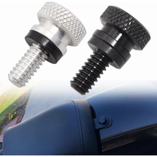Motorcycle 1/4" Seat Mini Screw Bolt for Harley Davidson Sportster Softail Dyna Wide Glide Roadking Street Bob Road Glide Ultra