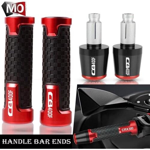 Motorcycle Accessories handle bar grip ends Racing mootorbike Handlebar grips For HONDA CB400F CB 400F CB400 F 1989 1990 1991