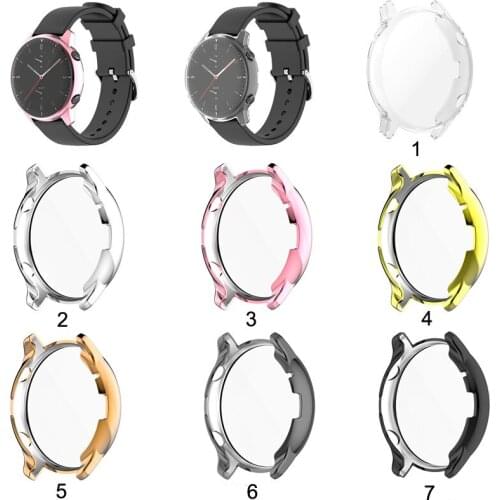 Soft TPU High Quality Case for Smart Watch Huami Amazfit GTR 2/2e Cover Full Protective Flexible Bumper Thin Shockproof Shell
