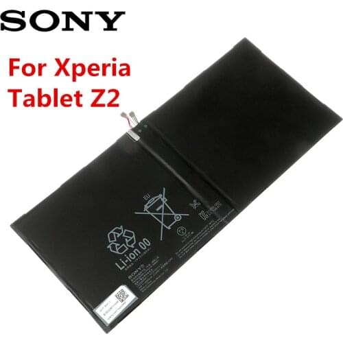 Original SONY Battery For SONY Xperia Tablet Z2 SGP541CN LIS2206ERPC 6000mAh Authentic Tablet Replacement Battery