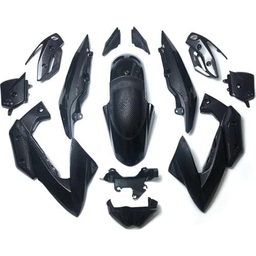 Front Complete Bodywork Fairing Cowls For Yamaha XJ6 2009-2012 Carbon Fiber Color 15PCS