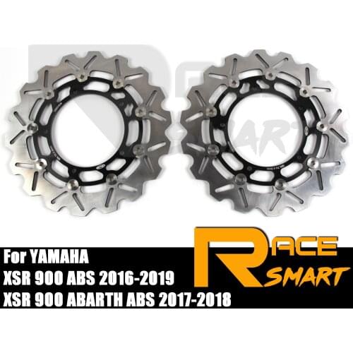 Front Brake Discs For YAMAHA XSR 900 ABS 2016-2019 Motorcycle CNC Brake Disk Rotor XSR900 XSR-900 ABARTH ABS 850 2017-2018 Black
