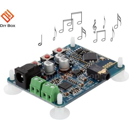 Bluetooth 4.0 PAM8610 Audio Receiving Power Amplifier Board Digital Stereo Amplifier Module DC12V 2X10W PAM8610 Power Amplifier