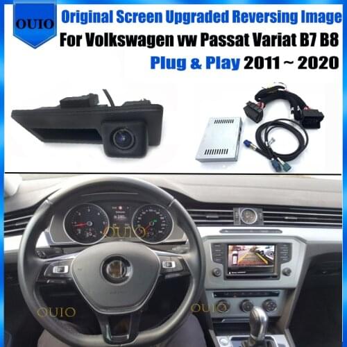 Plug & Play For Volkswagen vw Passat Variat B7 B8 2011 ~ 2020 Original Screen Input Rear View Reverse Back Up Parking Camera