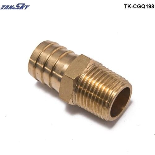 Straight 1/2" NPT Pipe to 3/4"Hose Barb Fitting Bare Coupler TK-CGQ198