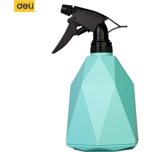 Deli Geometric Design Empty Spray Bottle Plastic Watering Irrigation Toops Flowers Water Spray for Salon Plants Sprayers
