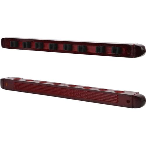 Wall Mounted Snooker Billiards Cues Rack Pool Cues Stick Pole Rod Holder Billiards Accessory