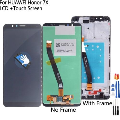 For Huawei Honor 7X LCD Display Touch Screen Digitizer Assembly Repair Parts For Honor7X BND-AL10 BND-L21/L22 LCD Free Tools