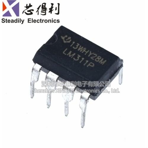 10pcs/lot New Lm311p Lm311n Voltage Comparator Dip-8