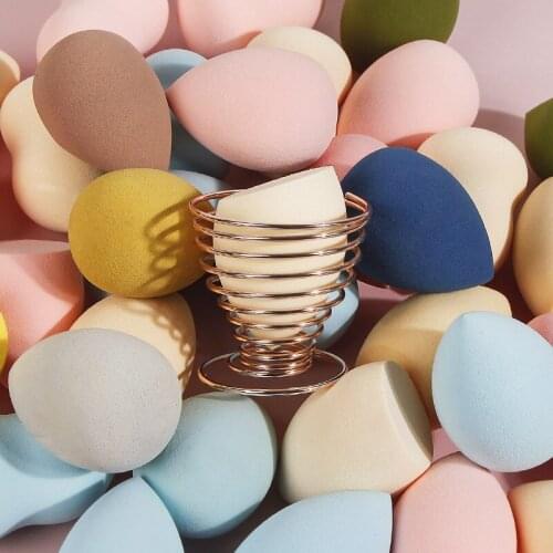 2pcs/set Cosmetic Puff Bracket Set Professional Womens Foundation Sponge Beauty Make Up Tools & Accessories Water Drop Blending