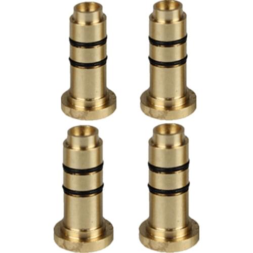 4pcs Durable Butane Gas Refill Brass Copper Nozzle Adapter For Dun-hills Dress/Rollagas Reusable Gas Connector Lighter Adapters