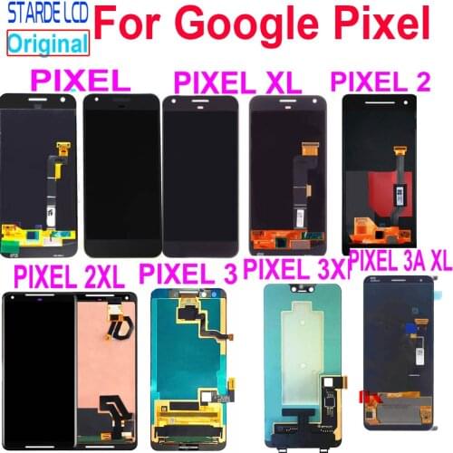 Amoled LCD For Google Pixel 2 3 3A XL LCD Display Touch Screen Digitizer Assembly Replacement For Google Pixel XL 2XL 3XL 3AXL