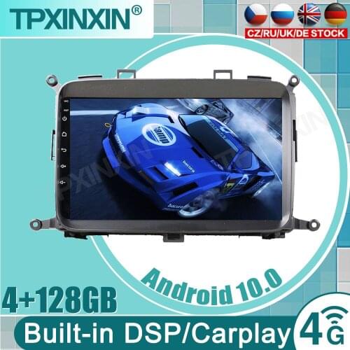 Carplay 4+128GB DSP For KIA Carens 2013-2017 Car Multimedia Player GPS Navigation Headunit Auto Radio Audio Stereo TAPE