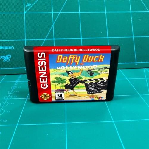 Daffy Duck in Hollywood - 16 bit MD Games Cartridge For MegaDrive Genesis console