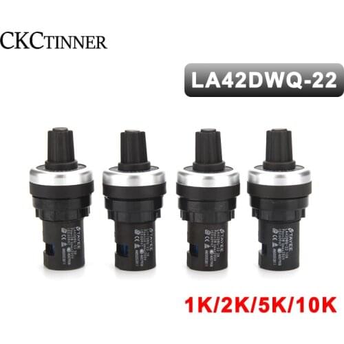 1pcs LA42DWQ-22 1K 2K 5K 10K 22mm Diameters Pots Converter Potentiometer Rotary Resistor Inverter Switch