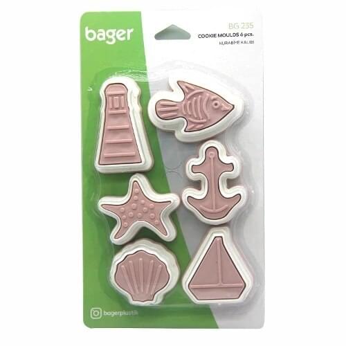 Sea food Cookie Mold (6 Pieces)-Neon-Grade Measuring cup 443280825