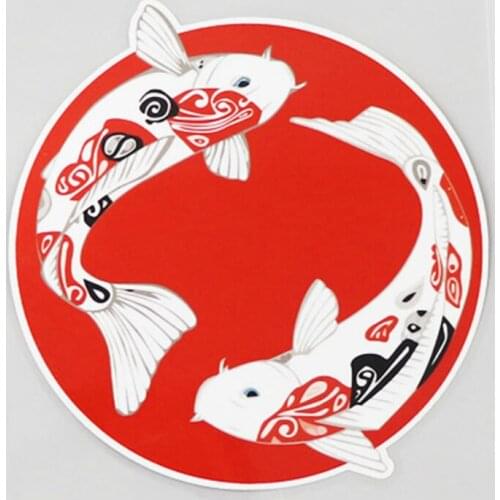 Fuzhen Boutique Decals Exterior Accessories Fashion Koi Car-Sticker Automobiles Motorcycles Window Bumper Laptop Vinyl Decal