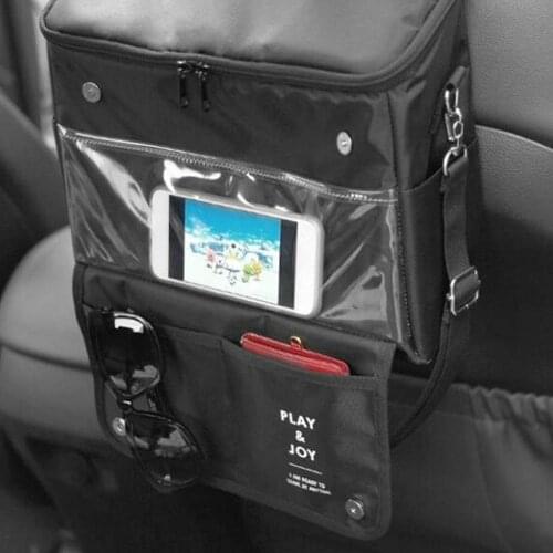 Car Seat Back Multipocket Insulation Multi-Pocket Storage Bag Organizer Ice Pack Travel Holder Hanger Car Accessories Interior