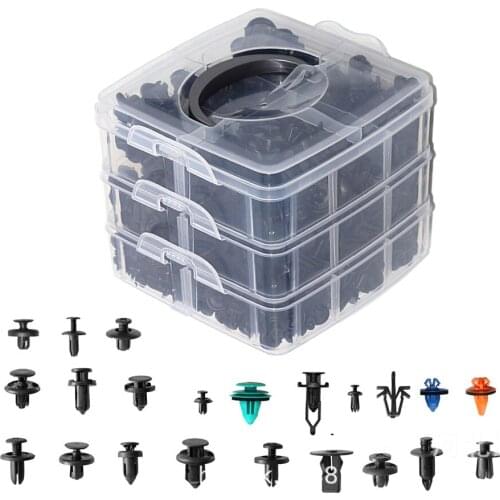 635 Pcs Plastics Car Fasteners Set Car Clip Side Skirt Bumper Door Trim Install Push Fastener 22Size
