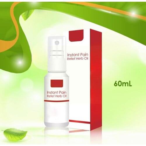 60ml Herb Medicine Counterpain Spray Back Rheumatic Sprain Waist Oil Pain Counterpain Essential Soreness Relief Muscle Arth T9Y3