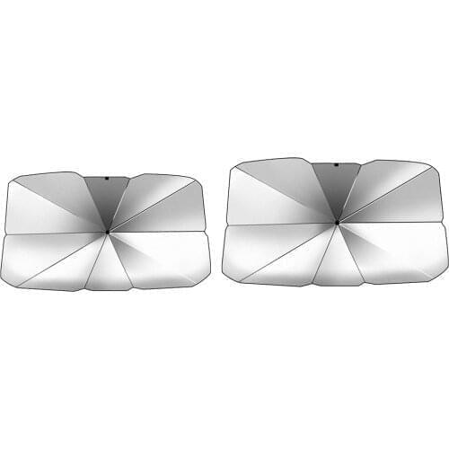 Summer Car Sunshade Protector Umbrella Front Car Cover Folding Sunshade Heat Insulation Window Interior Windshield Protection