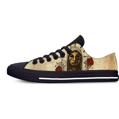 Hot Cool Fashion Man Shoes Man Lightweight Sneakers Breathable Woman Classic Canvas Shoes High Quality Low Top Hollywood Undead