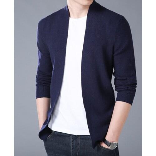 MRMT 2021 Brand Autumn New Mens Jackets Long Sleeve Sweater Cardigan Fashion Casual Overcoat for Male Knitted Sweater Clothing