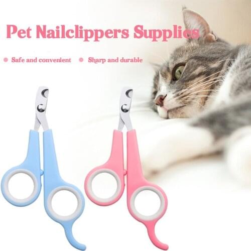 Pet Nail Clipper Scissors Pet Dog Cat Nail Toe Claw Clippers Scissors Trimmer Grooming Tools for Animals Pet Grooming Supplies