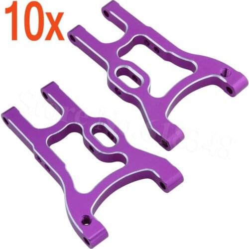Wholesale 10Pair/Lot HSP 102021 Alum Rear Lower Suspension Arm 02007 1/10th Upgrade Parts CNC