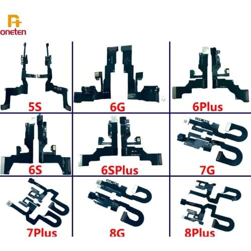 Original Small Front Camera For iPhone 5S 6G 6P 6S 6SP 7G 7P 8G 8P Proximity Sensor Front Camera Flex Cable Replacement Parts