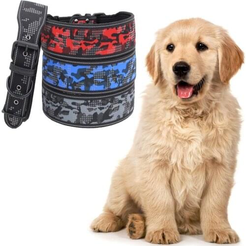 Adjustable Reflective Pet Dog Collar Durable Nylon Pet Collar Suitable For Cats And Small Middle Dogs Puppy Neck Strap Pet Suppl